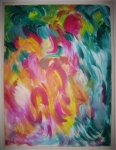 C31.Du og jeg er nogle svin sammen. 60x80 cm.  3.000 Kr.